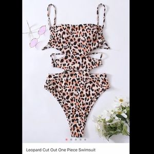 cut out leopard one piece
